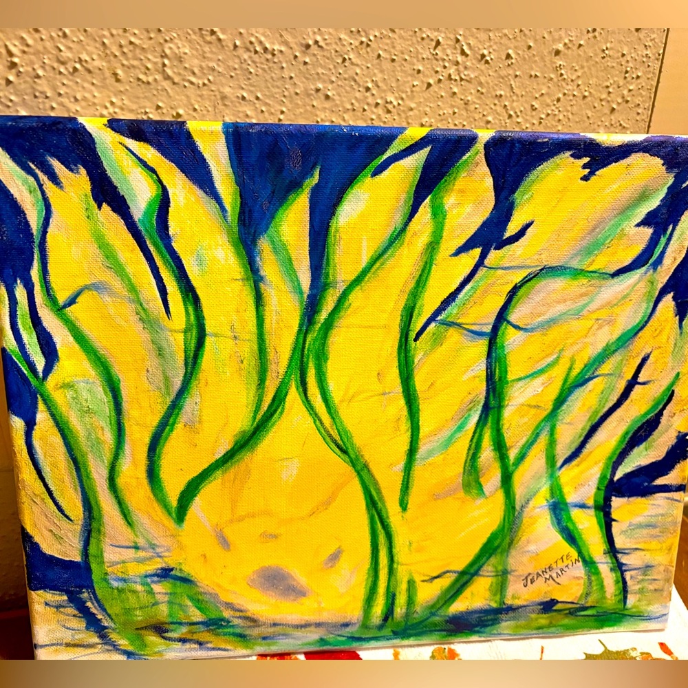 One of a Kind Abstract Oil Painting